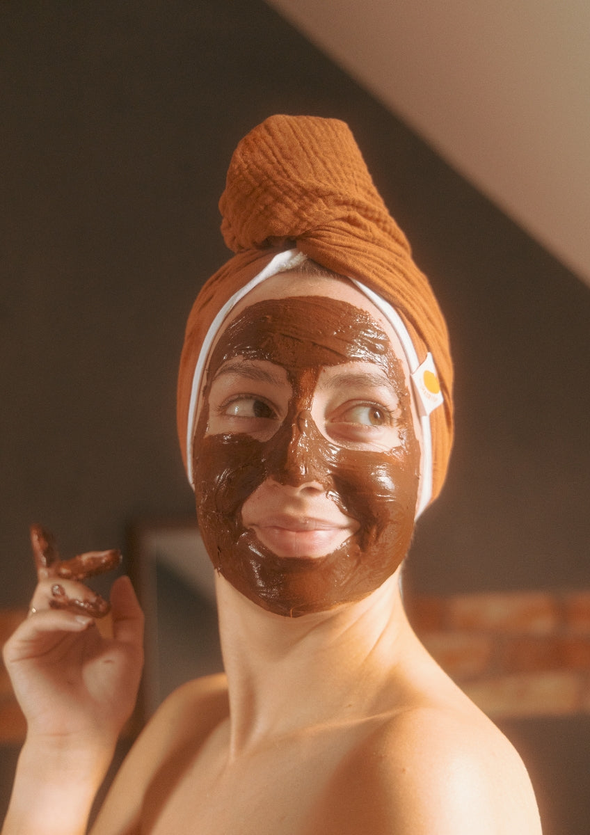 HAIRCARE™ Czekoladowe SPA – turban do pielęgnacji włosów