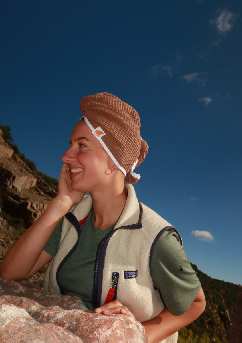 HAIRDRY™ Ciepłe Cynamonki - turban do suszenia włosów