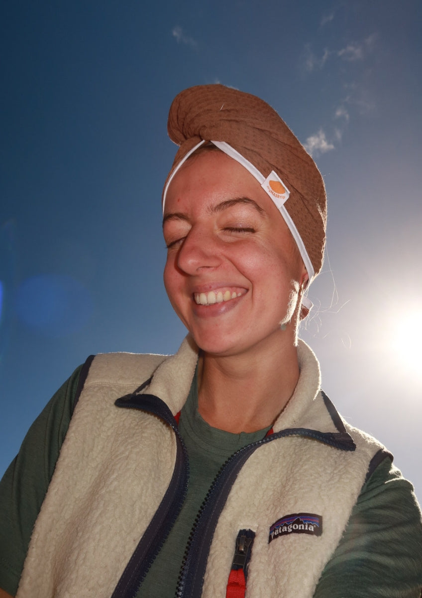 HAIRDRY™ Ciepłe Cynamonki - turban do suszenia włosów