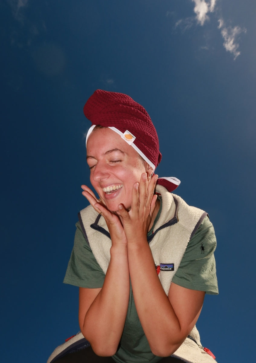 HAIRDRY™ Wiśnie w Czekoladzie - turban do suszenia włosów