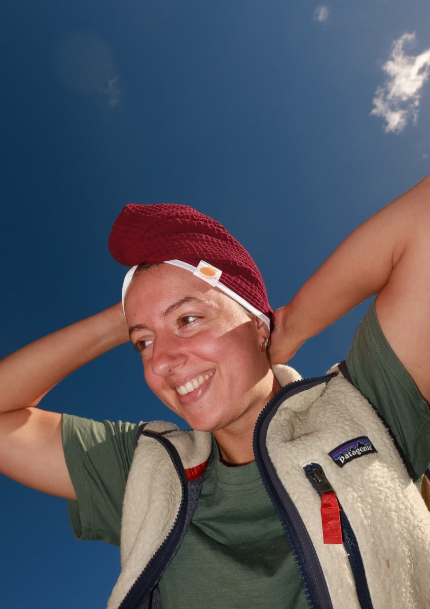 HAIRDRY™ Wiśnie w Czekoladzie - turban do suszenia włosów