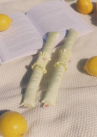 PREORDER: ZESTAW Osłonka + Zestaw do fal + Zestaw Scrunchies (S+M) Lemoniada Cytrynowa