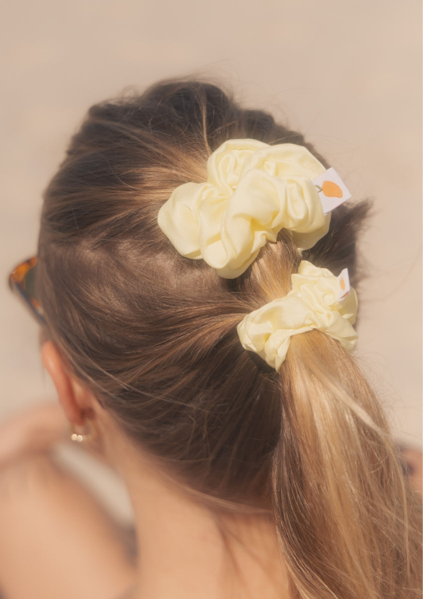 PREORDER: Zestaw Scrunchies Lemoniada Cytrynowa – 1x S + 1x M