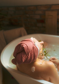 HAIRDRY™ Różana kąpiel - turban do suszenia włosów