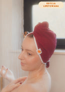 HAIRDRY™ Grzane Wino - turban do suszenia włosów