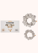 Zestaw Scrunchies LATTE – S+M (2pak)